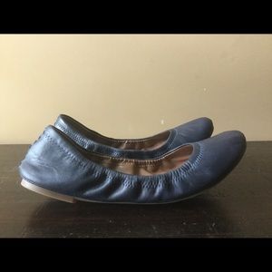 Lucky Brand Elysia Navy Ballet Flat